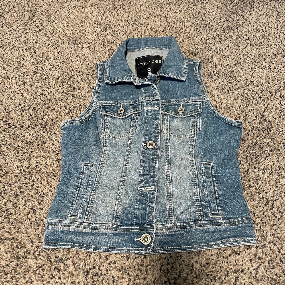 Maurices Denim Vest